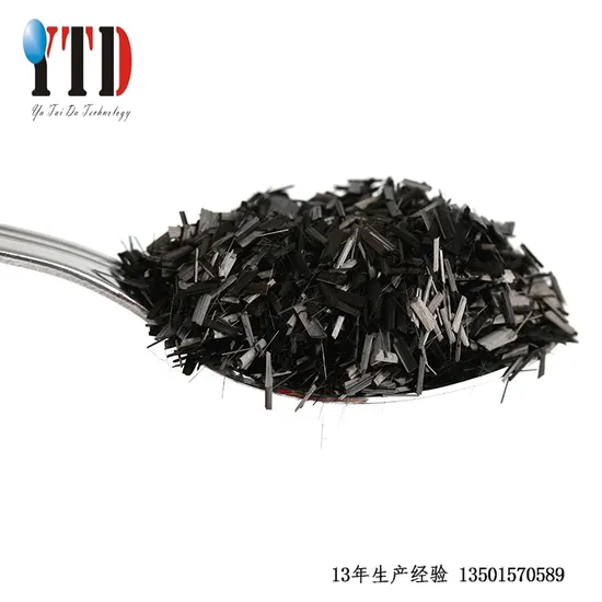 Fibra de carbono picada eletricamente condutora