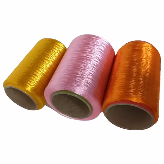 840d Fio de PP reciclado de alta tenacidade FDY Fio de nylon reciclado 100% Fio de nylon para tecido industrial
